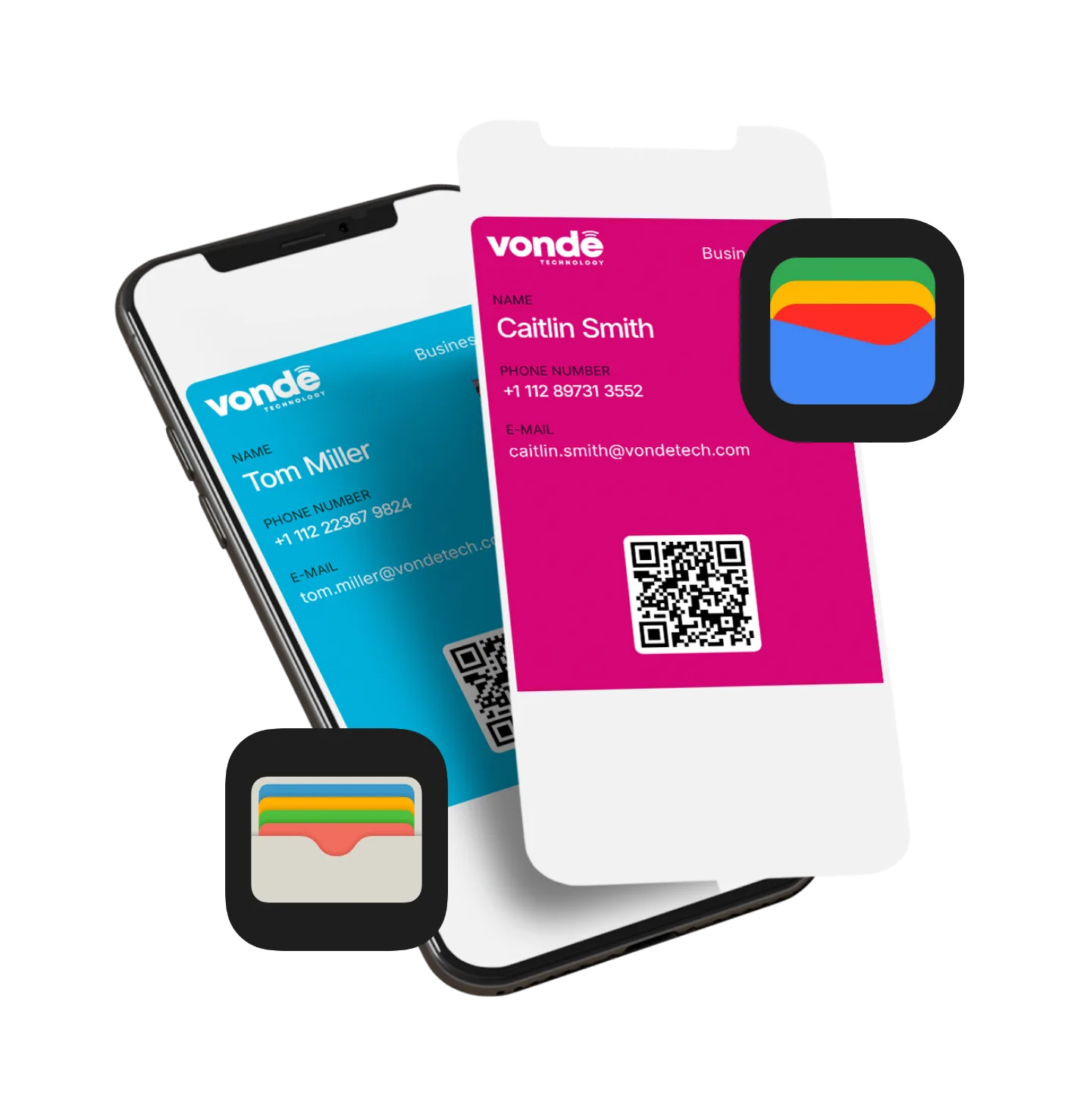Wallet kartice Vonde Pro aplikacije