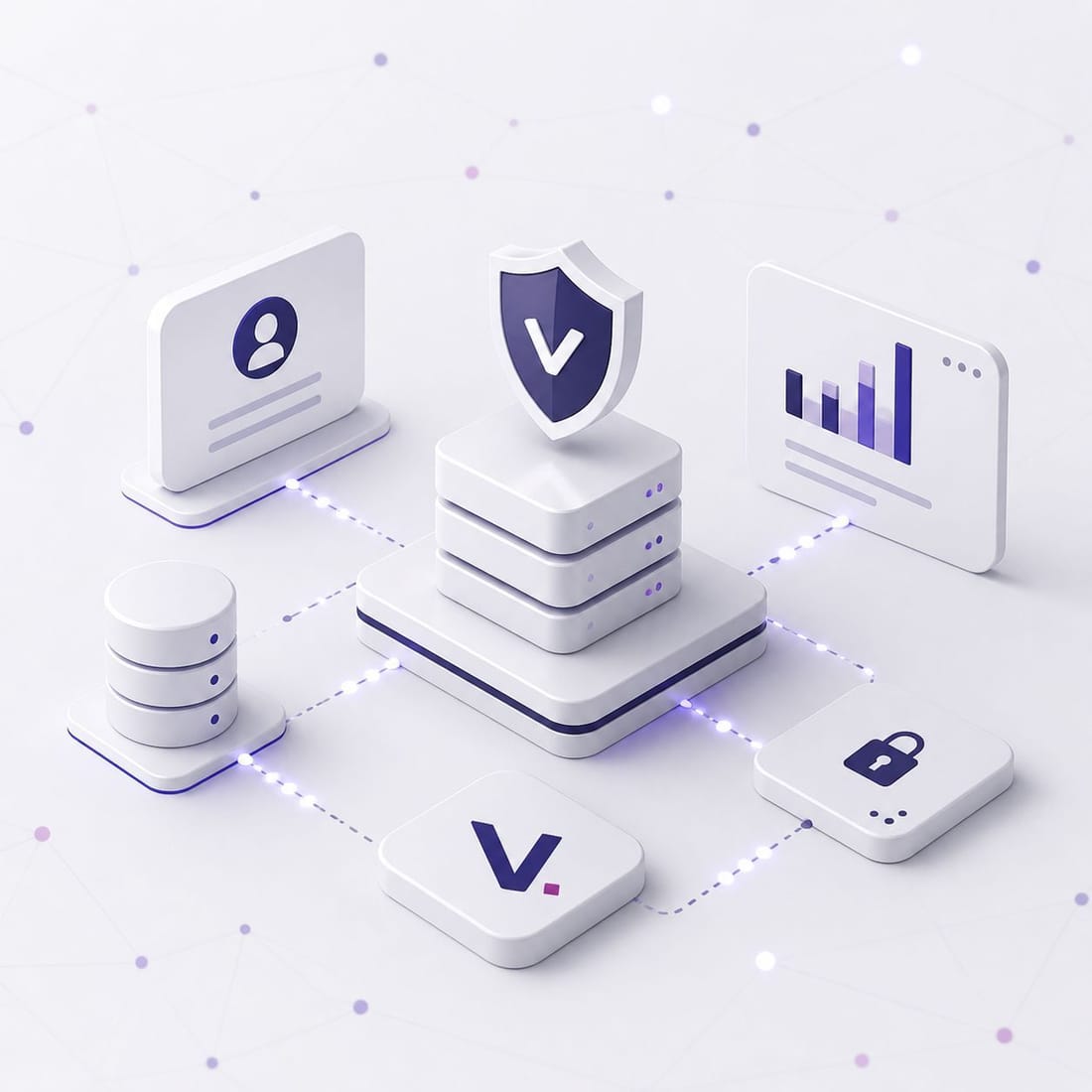 Vonde Vault leválasztott adatarchitektúra vizuál